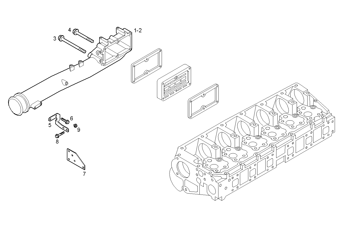 INTAKE MANIFOLD parts diagram