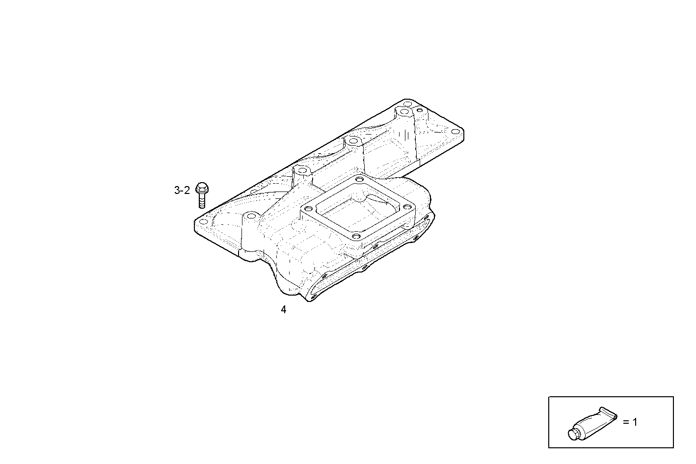 INTAKE MANIFOLD parts diagram