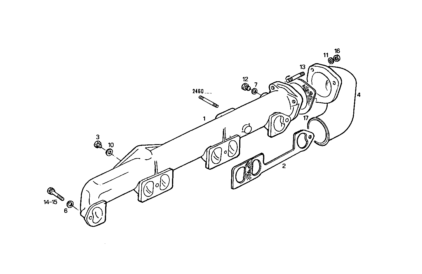 INTAKE MANIFOLD parts diagram