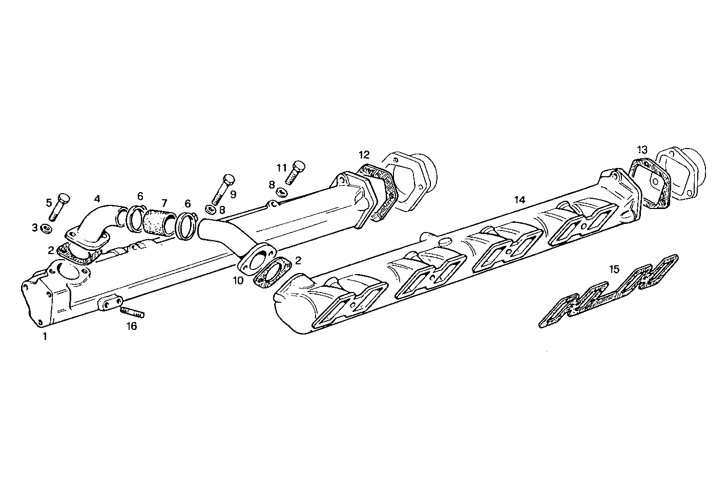 INTAKE MANIFOLD parts diagram