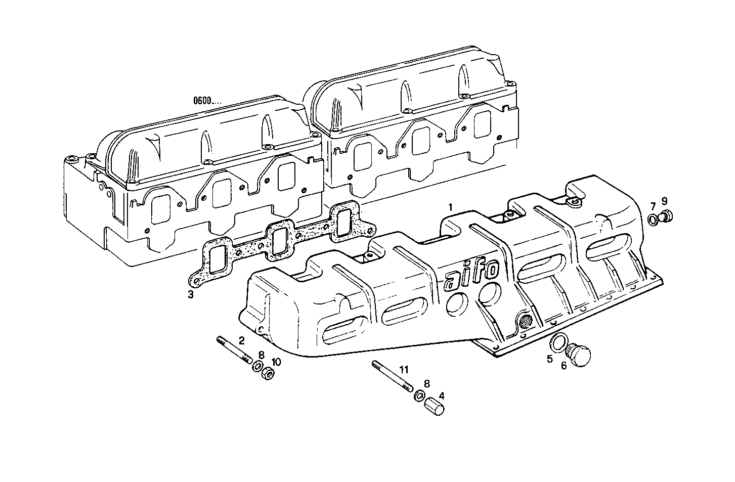 INTAKE MANIFOLD parts diagram
