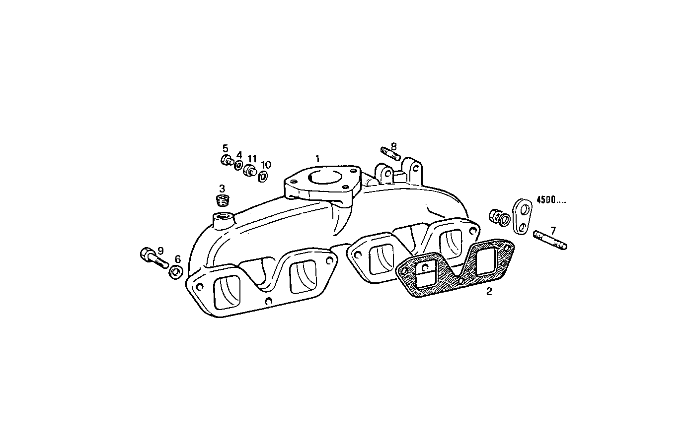 INTAKE MANIFOLD parts diagram