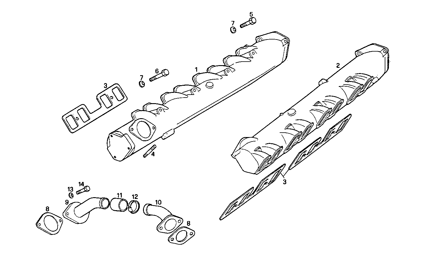 INTAKE MANIFOLD parts diagram