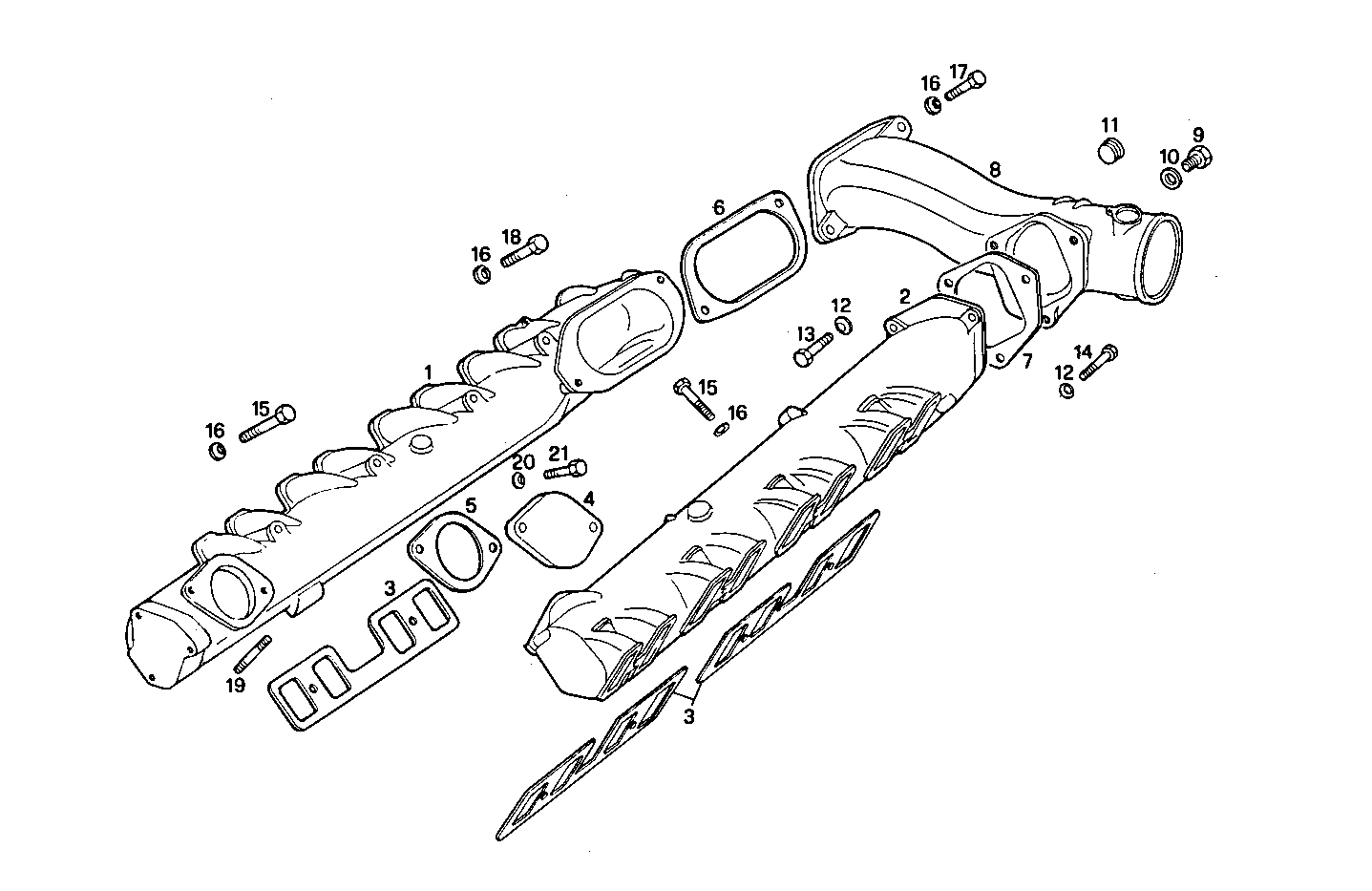 INTAKE MANIFOLD parts diagram