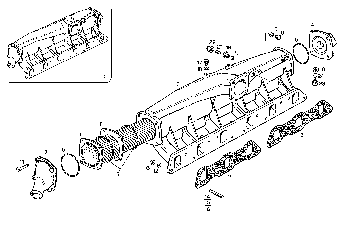 INTAKE MANIFOLD parts diagram