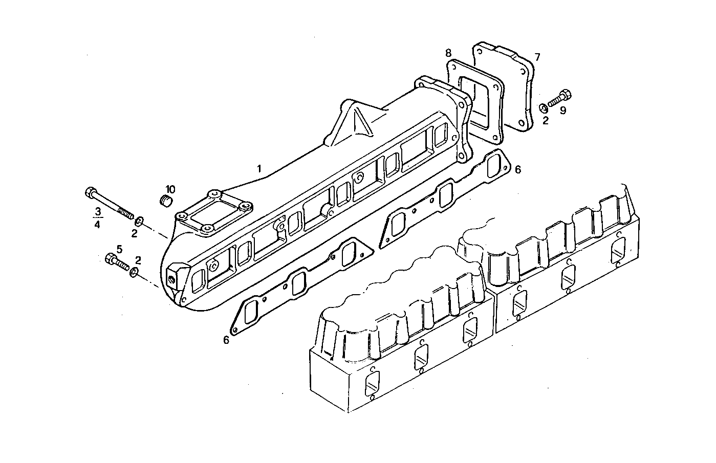 INTAKE MANIFOLD parts diagram