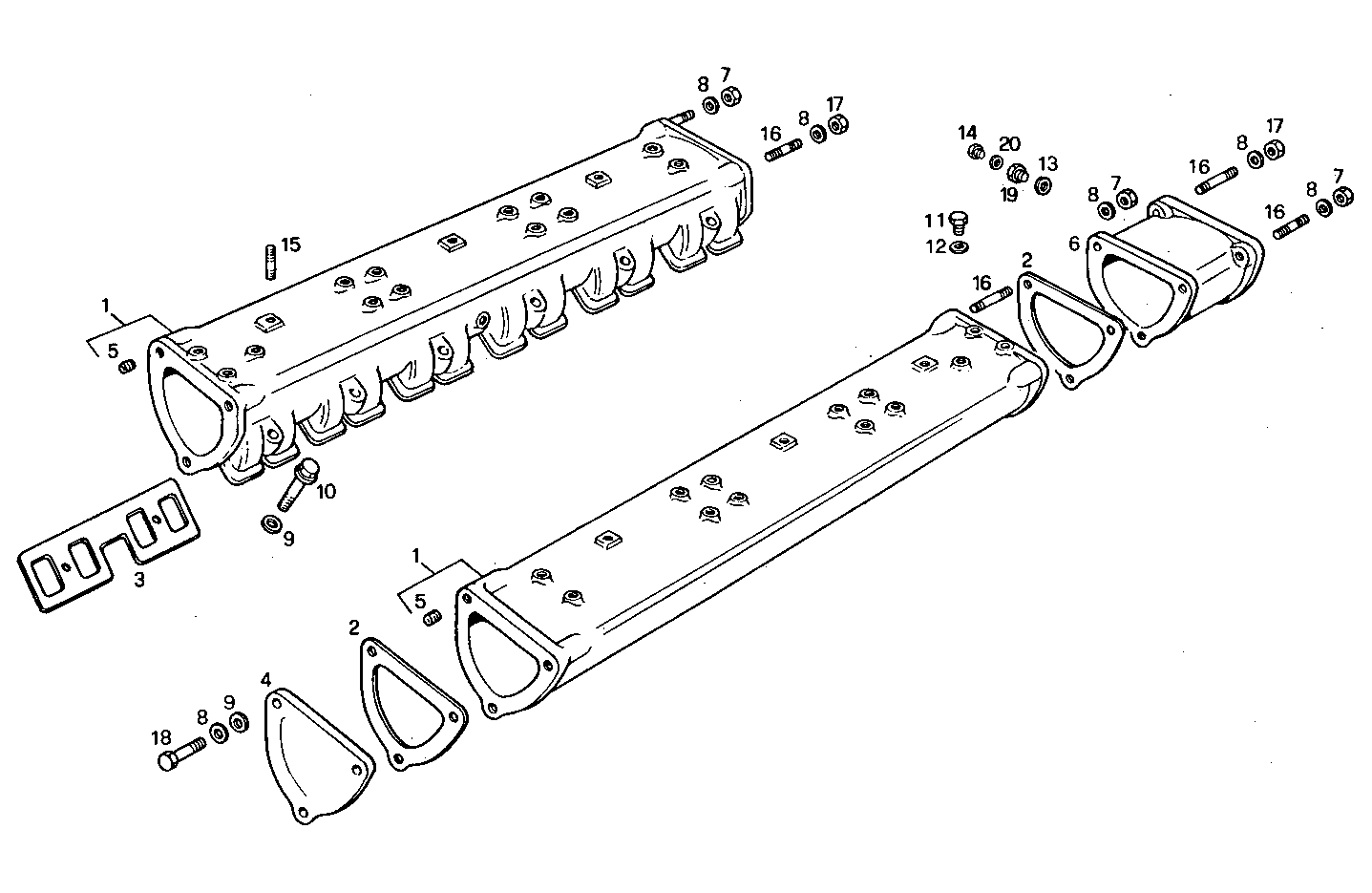 INTAKE MANIFOLD parts diagram