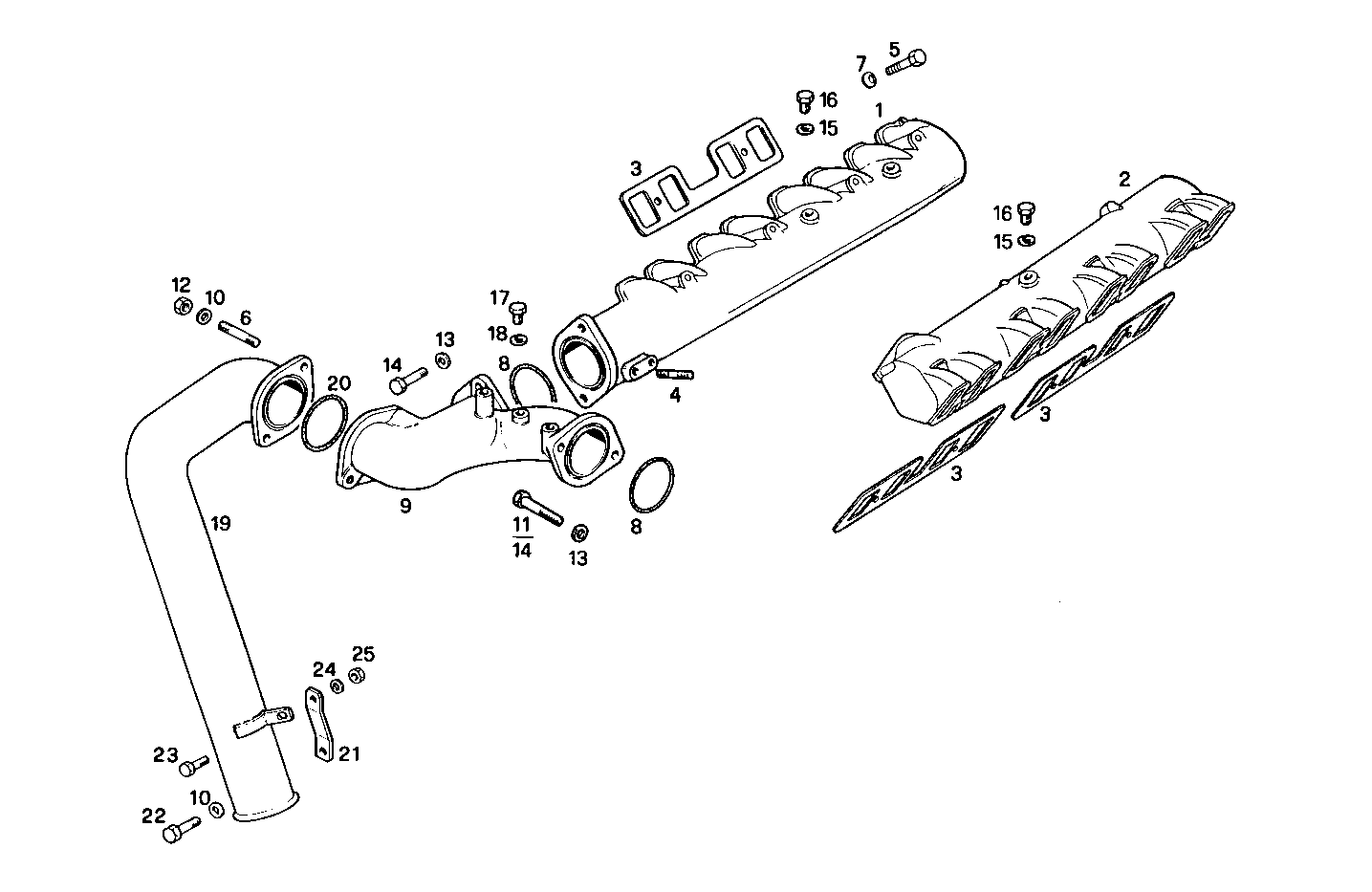 INTAKE MANIFOLD parts diagram
