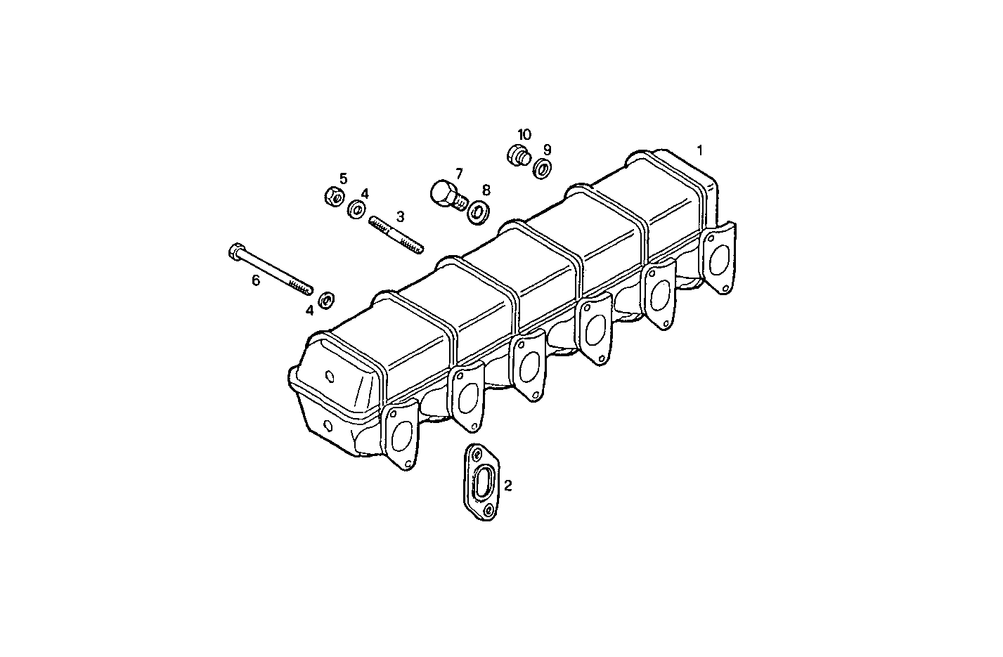 INTAKE MANIFOLD parts diagram