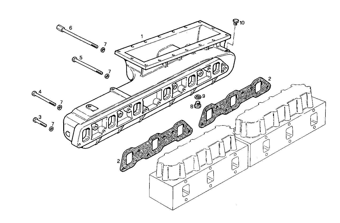 INTAKE MANIFOLD parts diagram