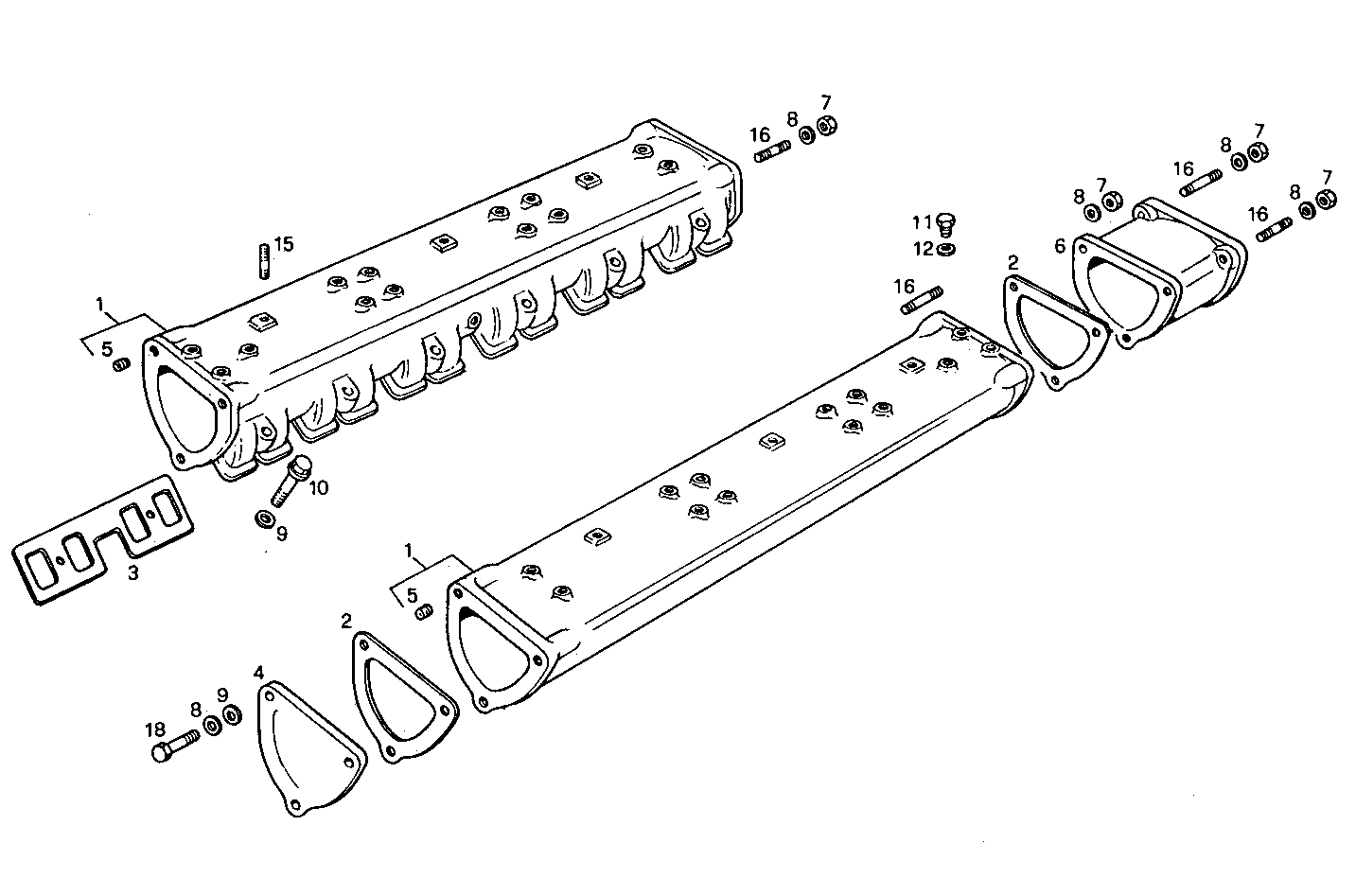 INTAKE MANIFOLD parts diagram