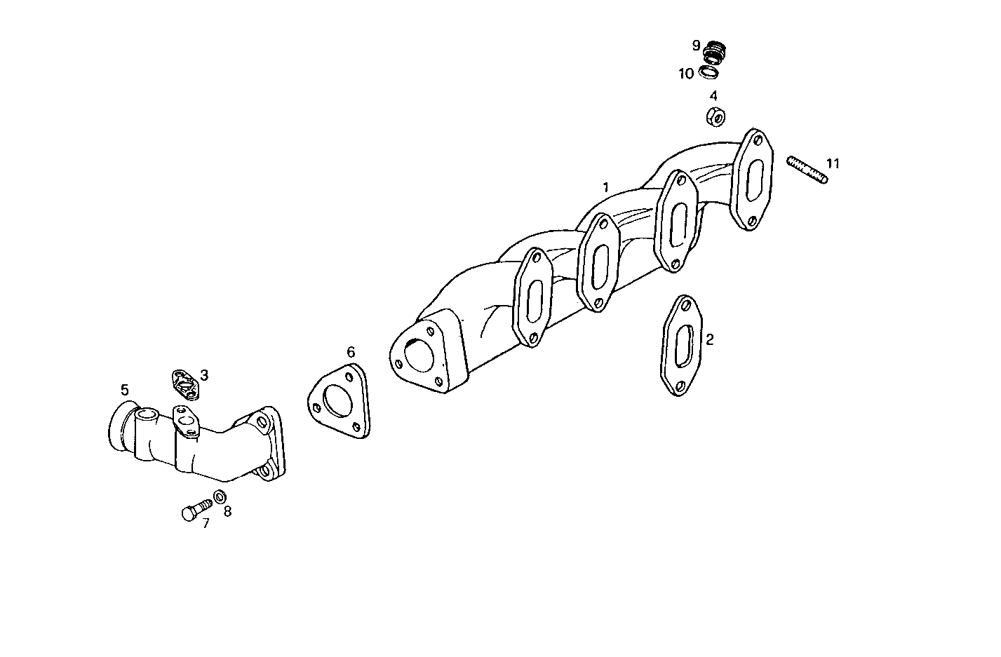 INTAKE MANIFOLD parts diagram