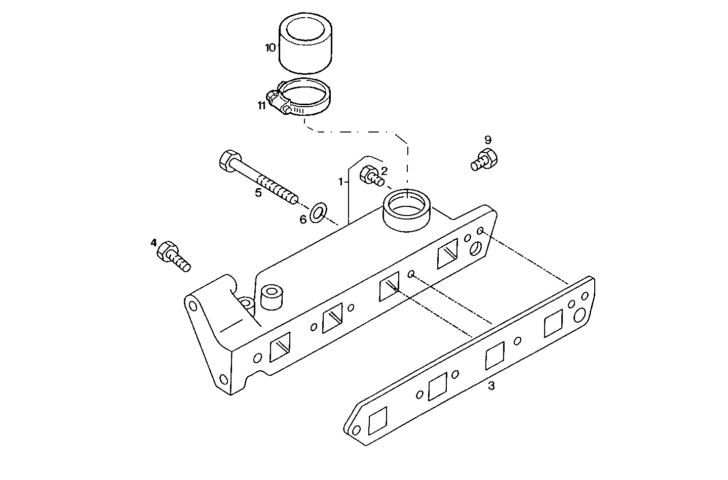 INTAKE MANIFOLD parts diagram