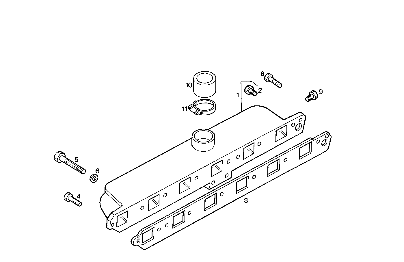 INTAKE MANIFOLD parts diagram