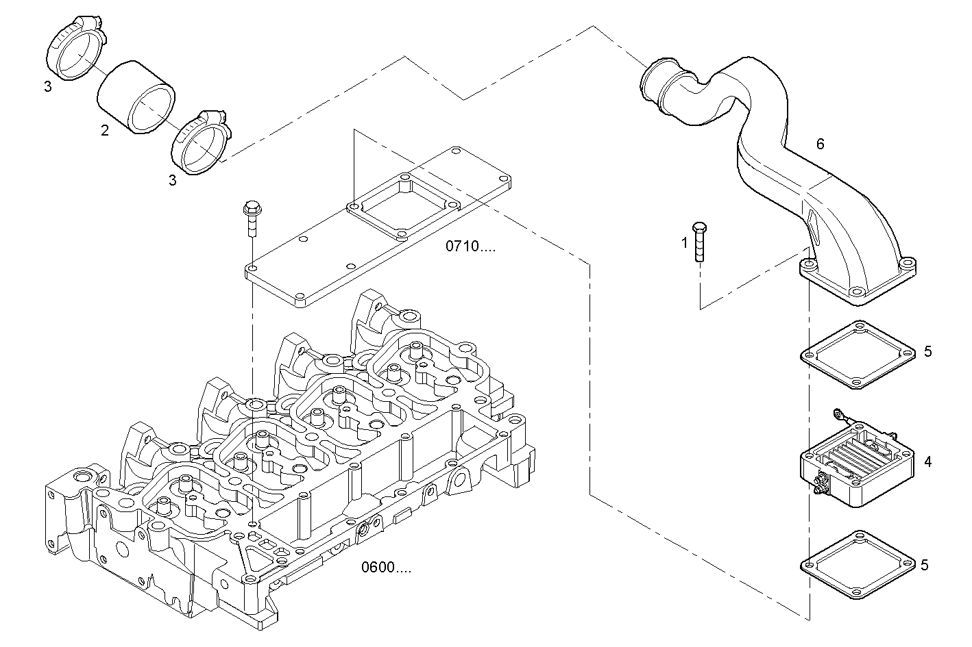 ENGINE AIR INTAKE parts diagram