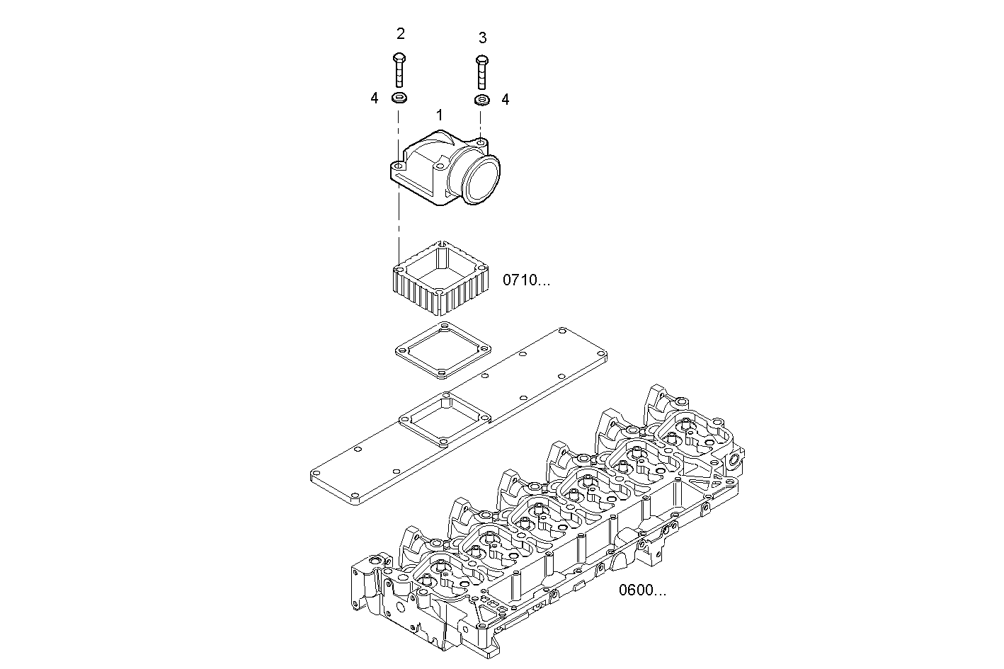 ENGINE AIR INTAKE parts diagram