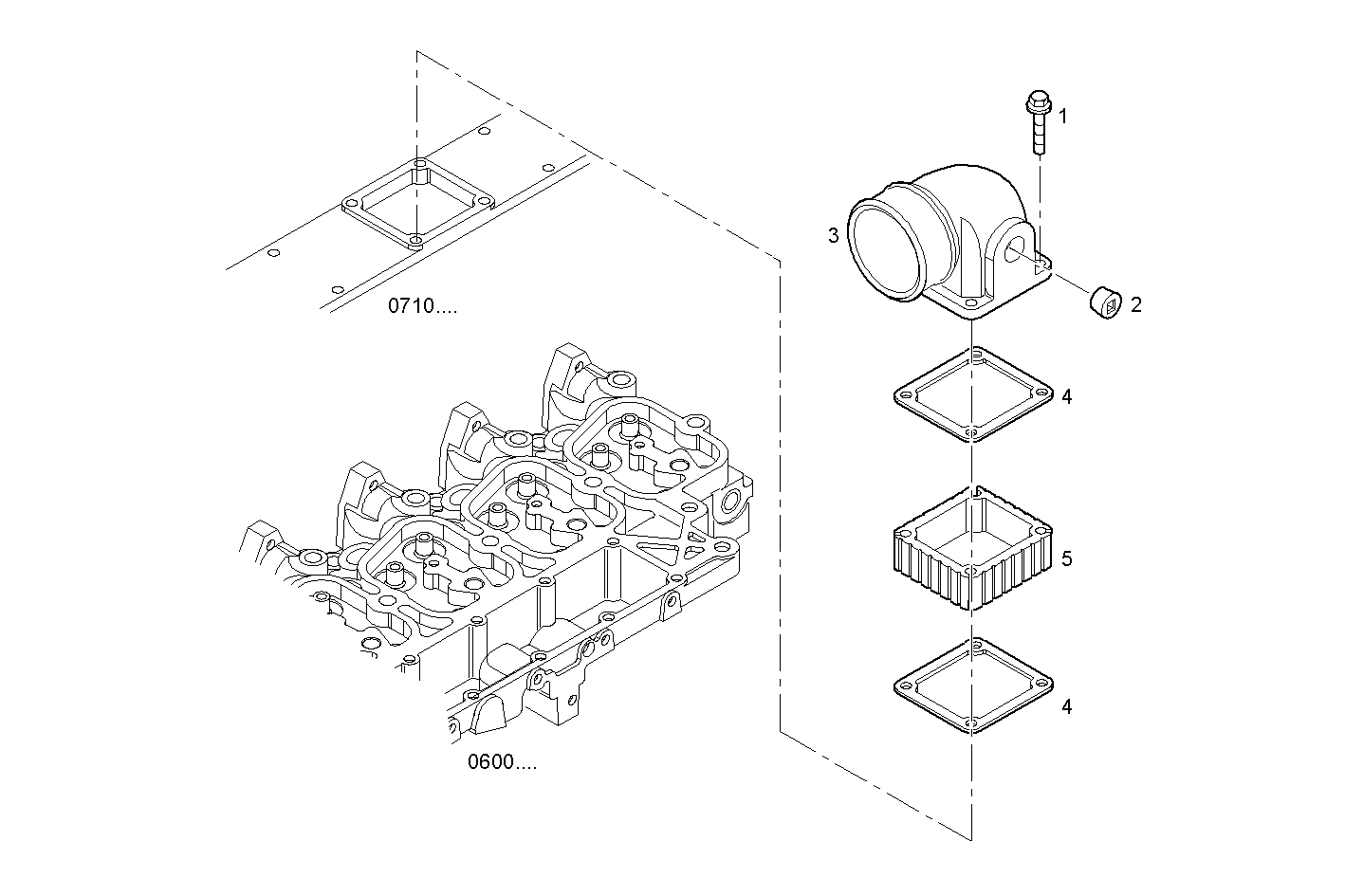 ENGINE AIR INTAKE parts diagram