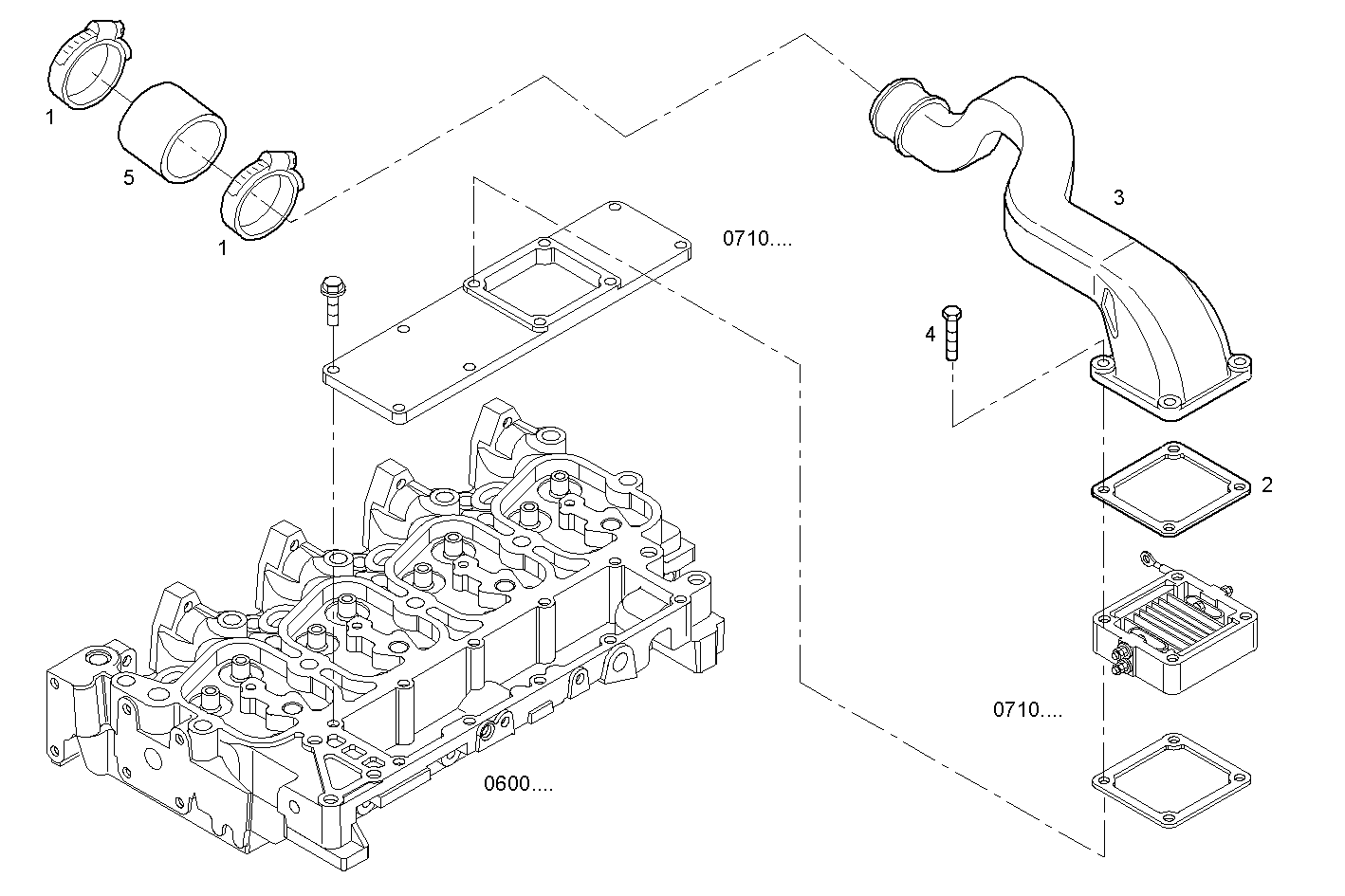 ENGINE AIR INTAKE parts diagram