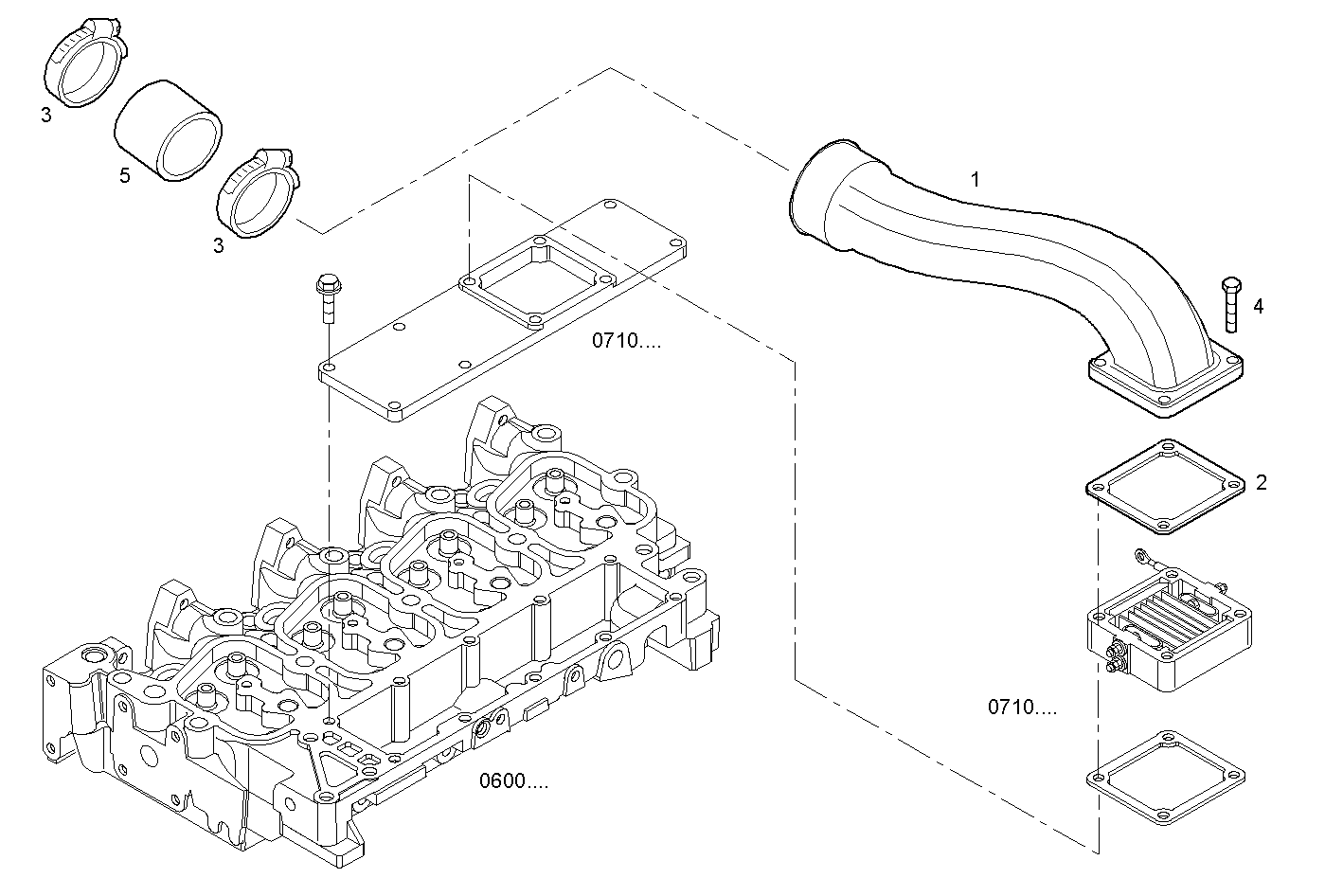 ENGINE AIR INTAKE parts diagram