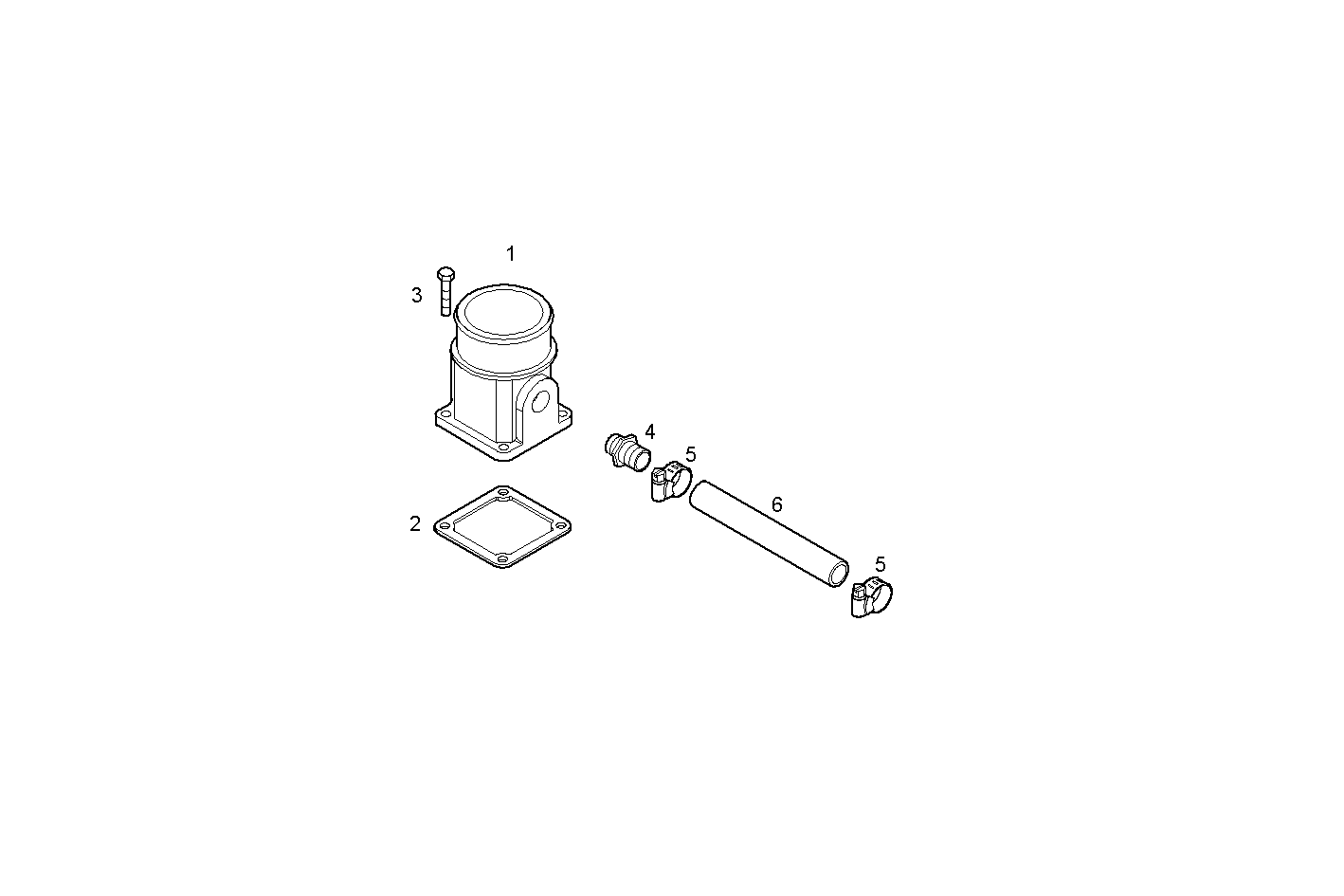 ENGINE AIR INTAKE parts diagram