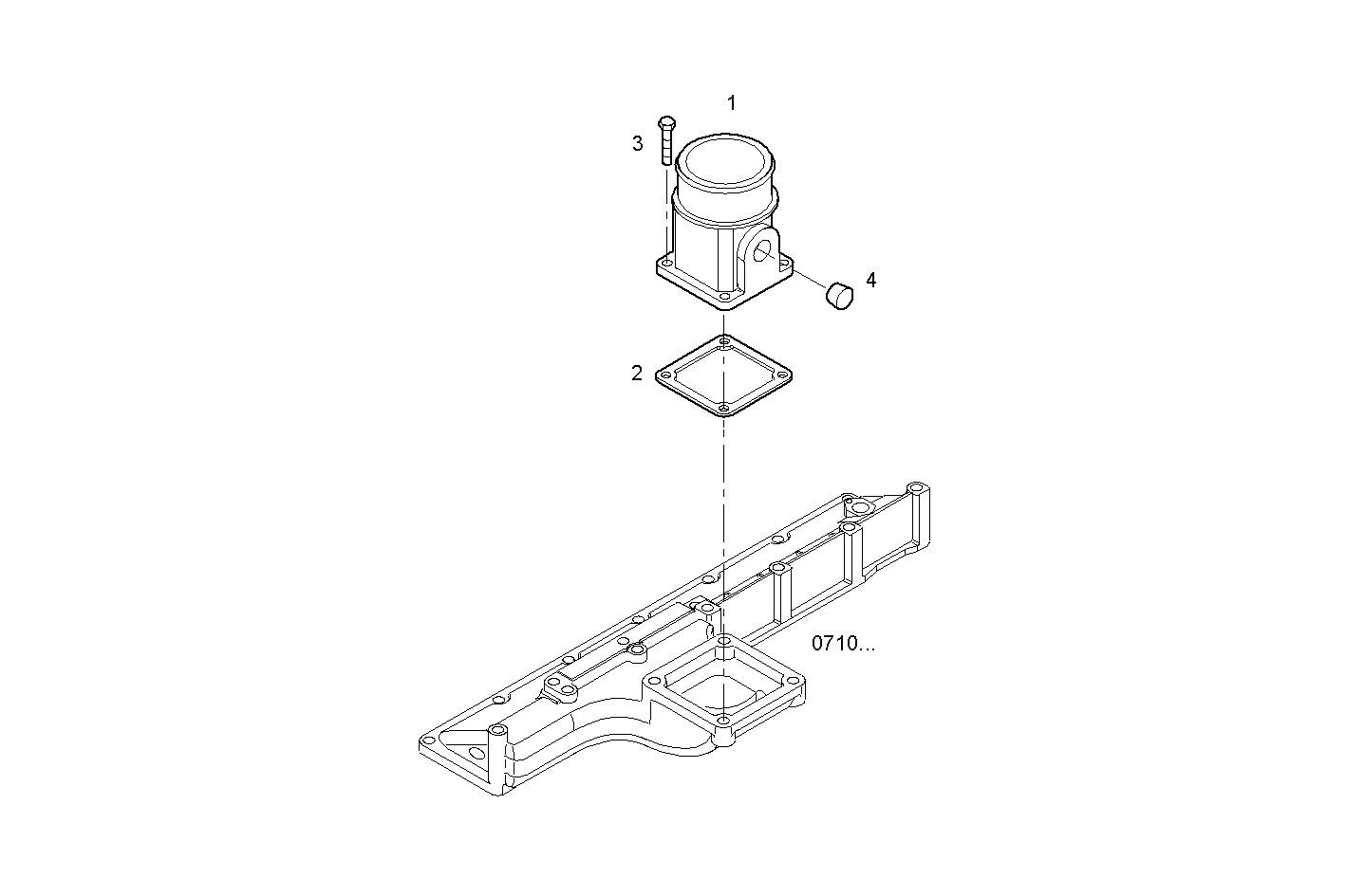ENGINE AIR INTAKE parts diagram