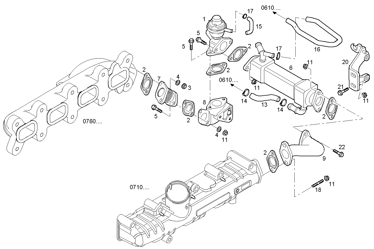 EGR parts diagram