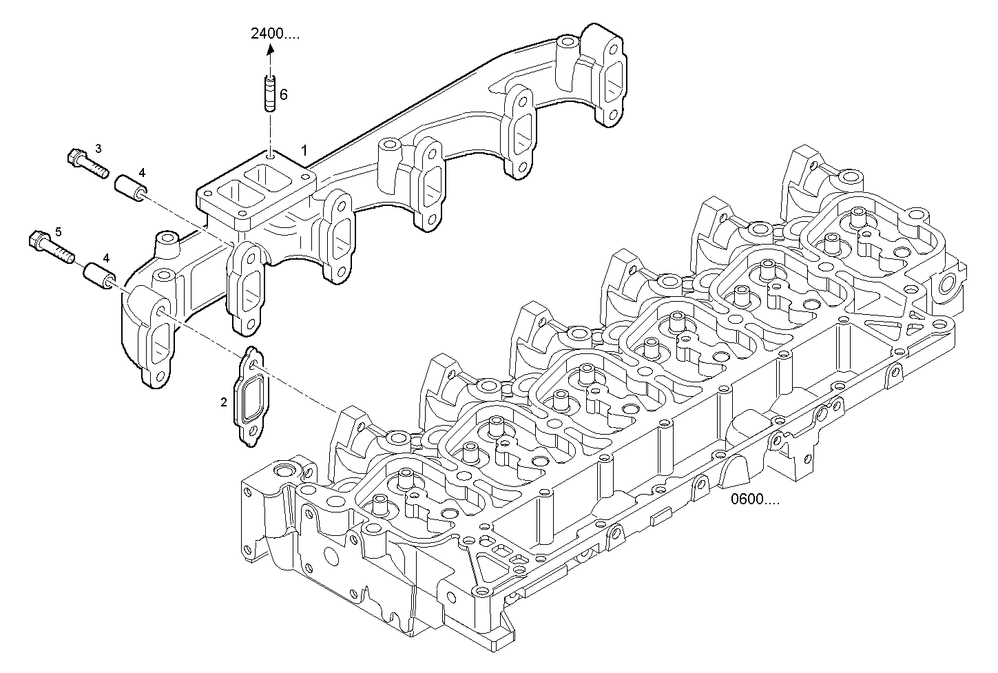 EXHAUST MANIFOLD parts diagram