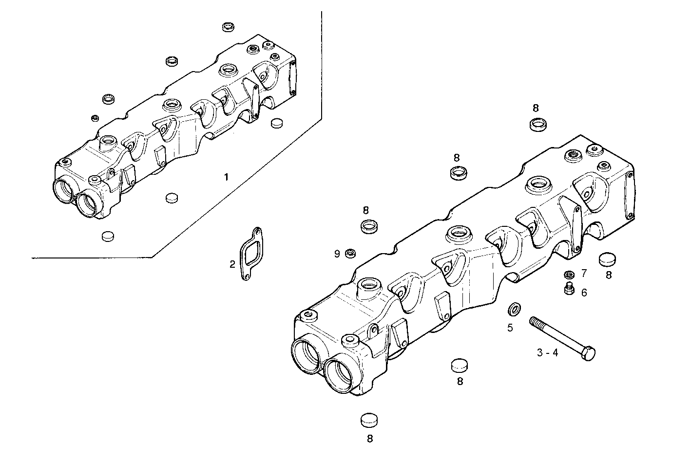 EXHAUST MANIFOLD parts diagram