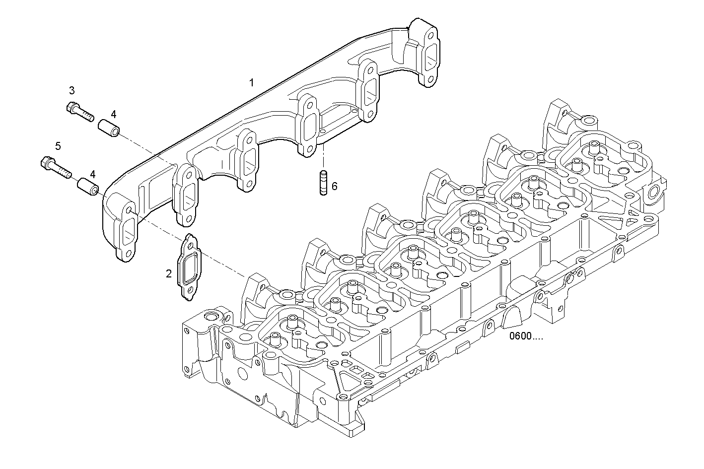 EXHAUST MANIFOLD parts diagram
