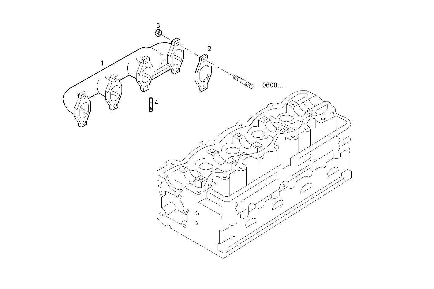 EXHAUST MANIFOLD parts diagram