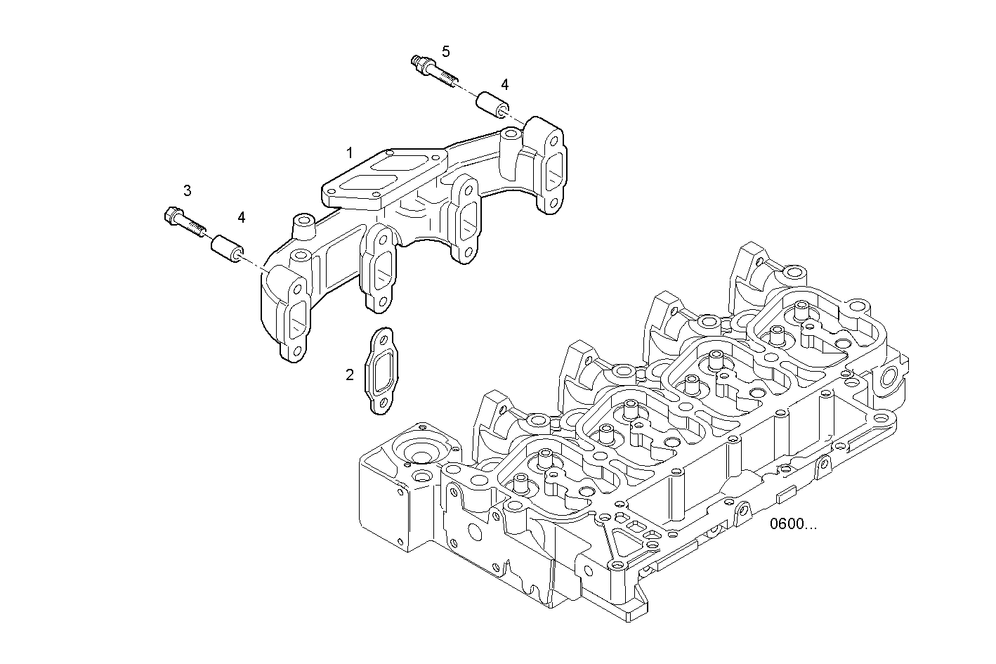 EXHAUST MANIFOLD parts diagram