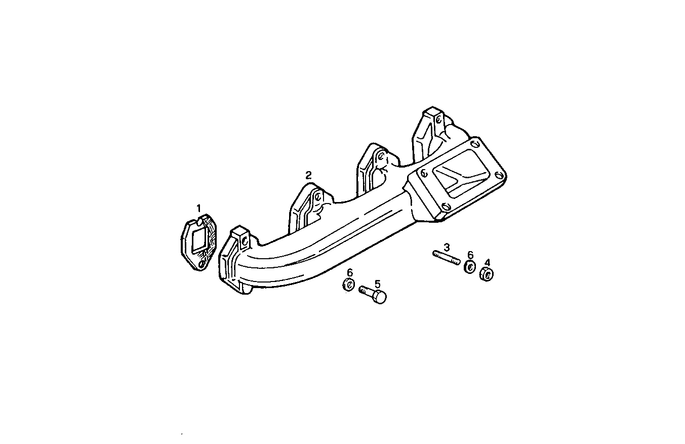 EXHAUST MANIFOLD parts diagram
