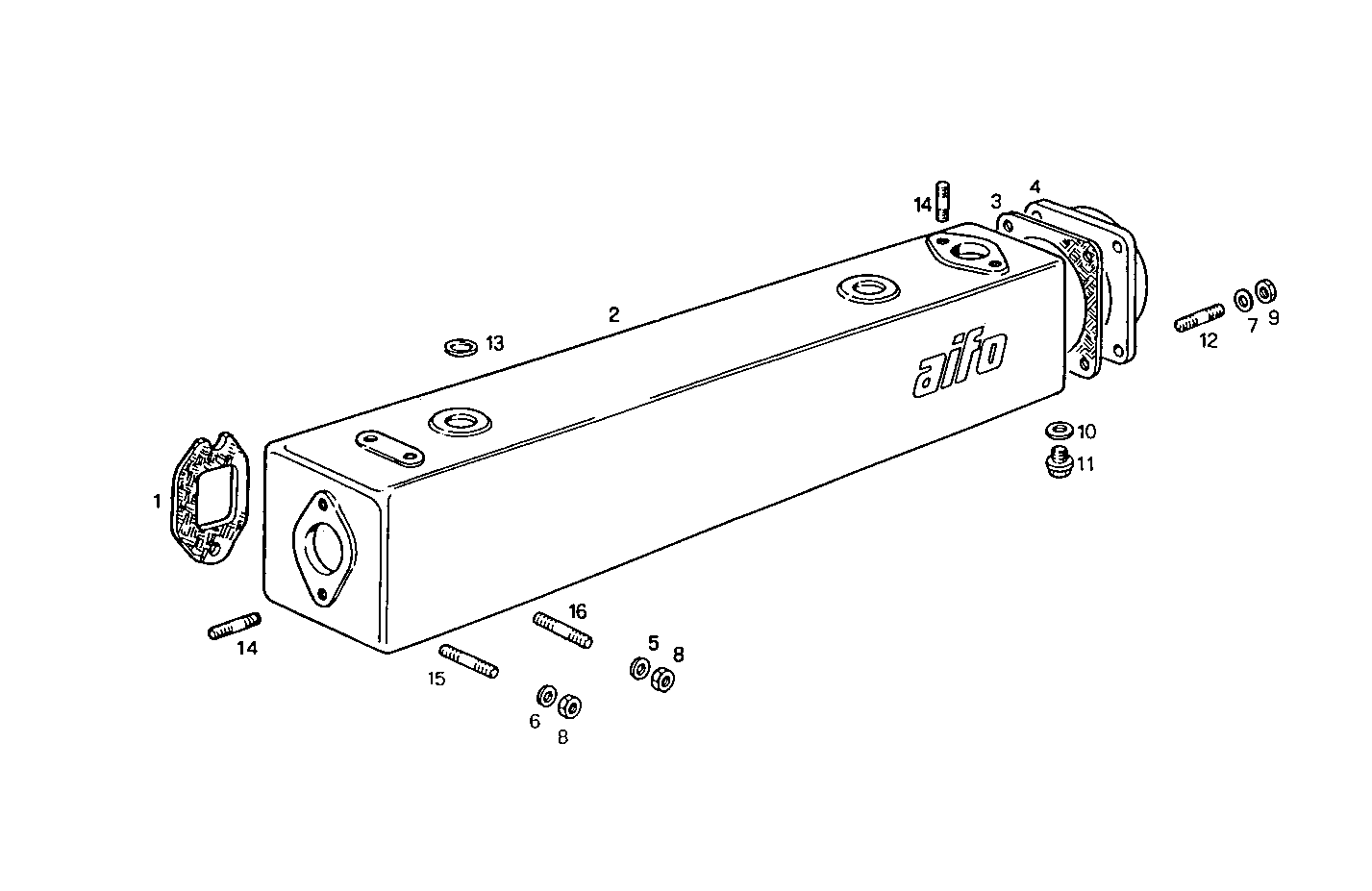 EXHAUST MANIFOLD parts diagram