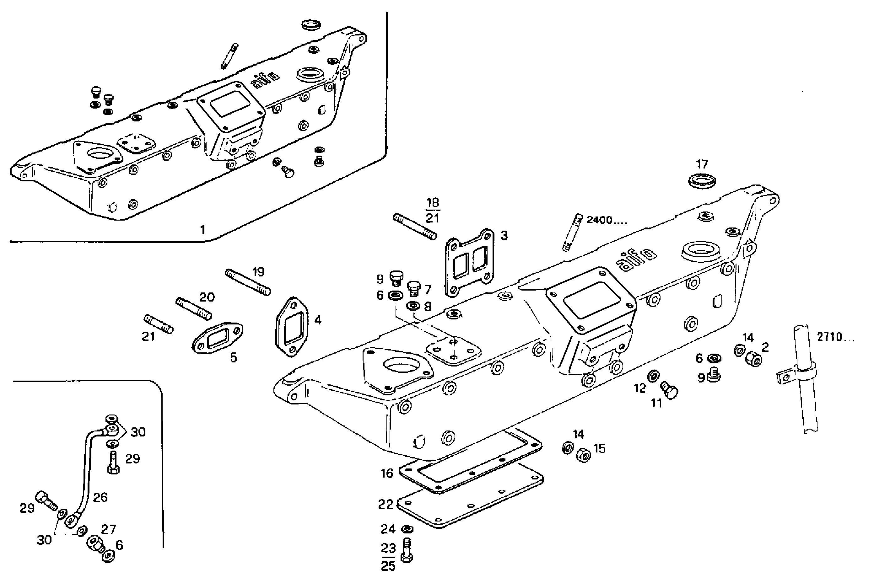 EXHAUST MANIFOLD parts diagram