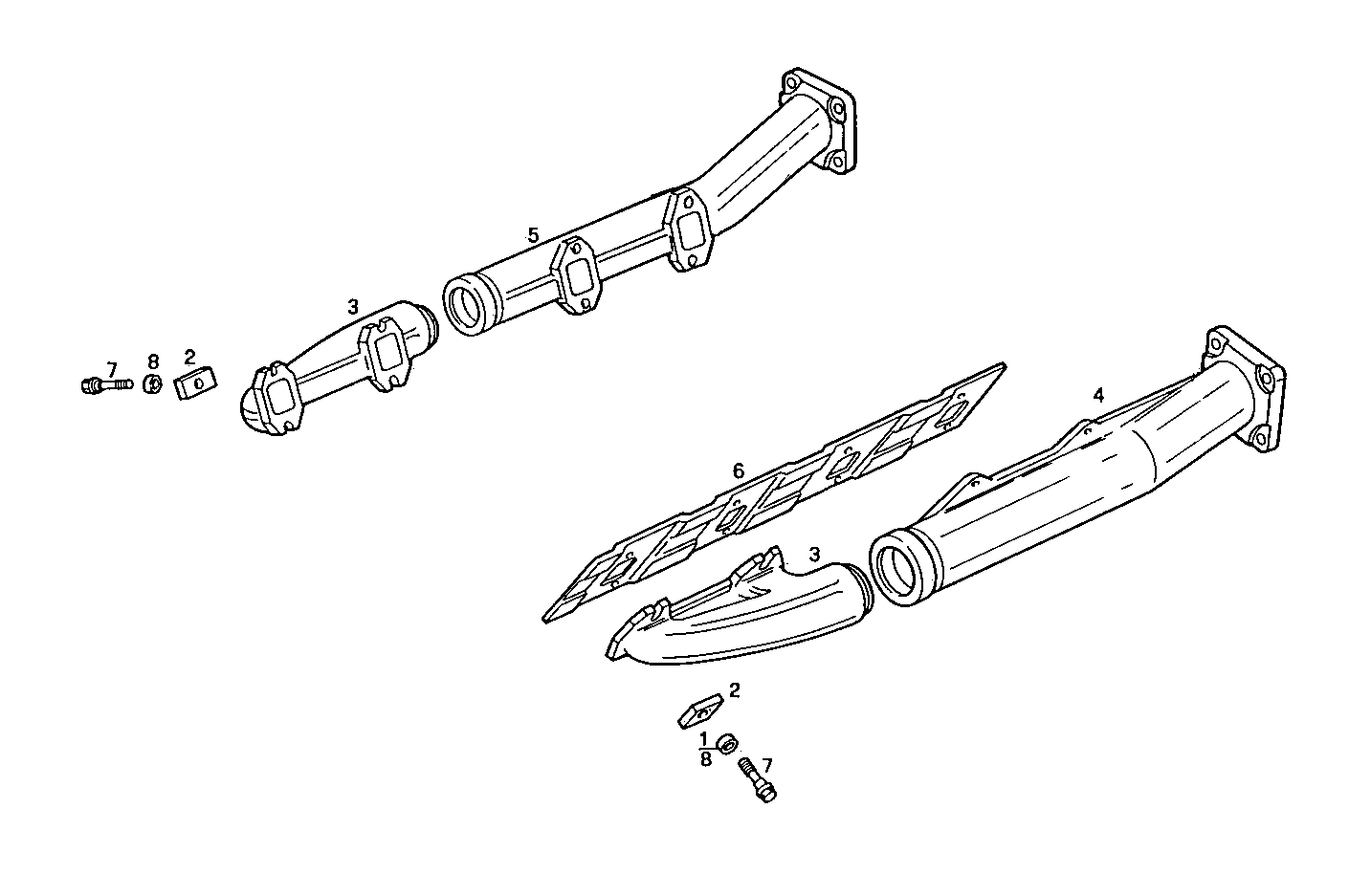EXHAUST MANIFOLD parts diagram