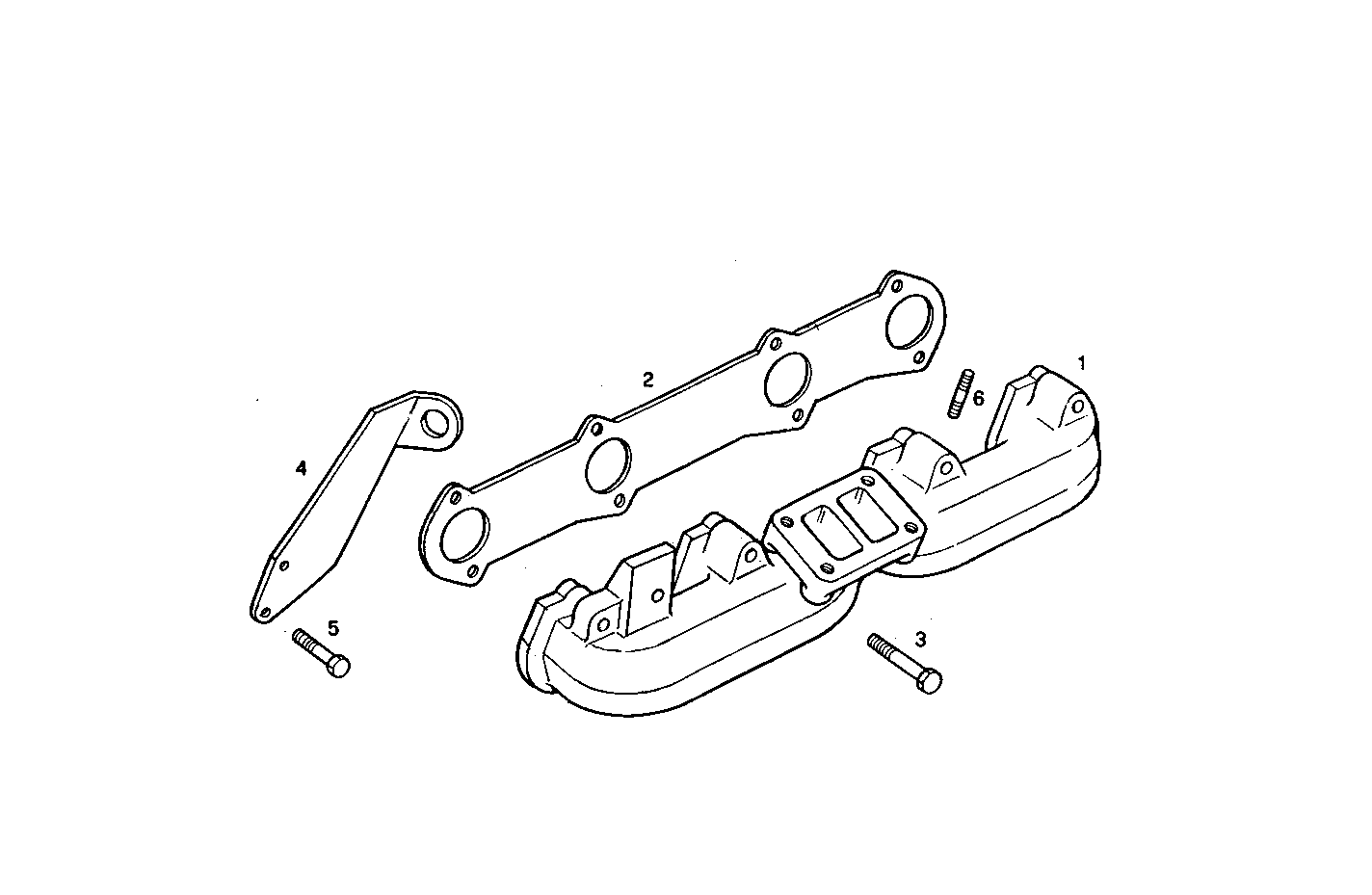EXHAUST MANIFOLD parts diagram