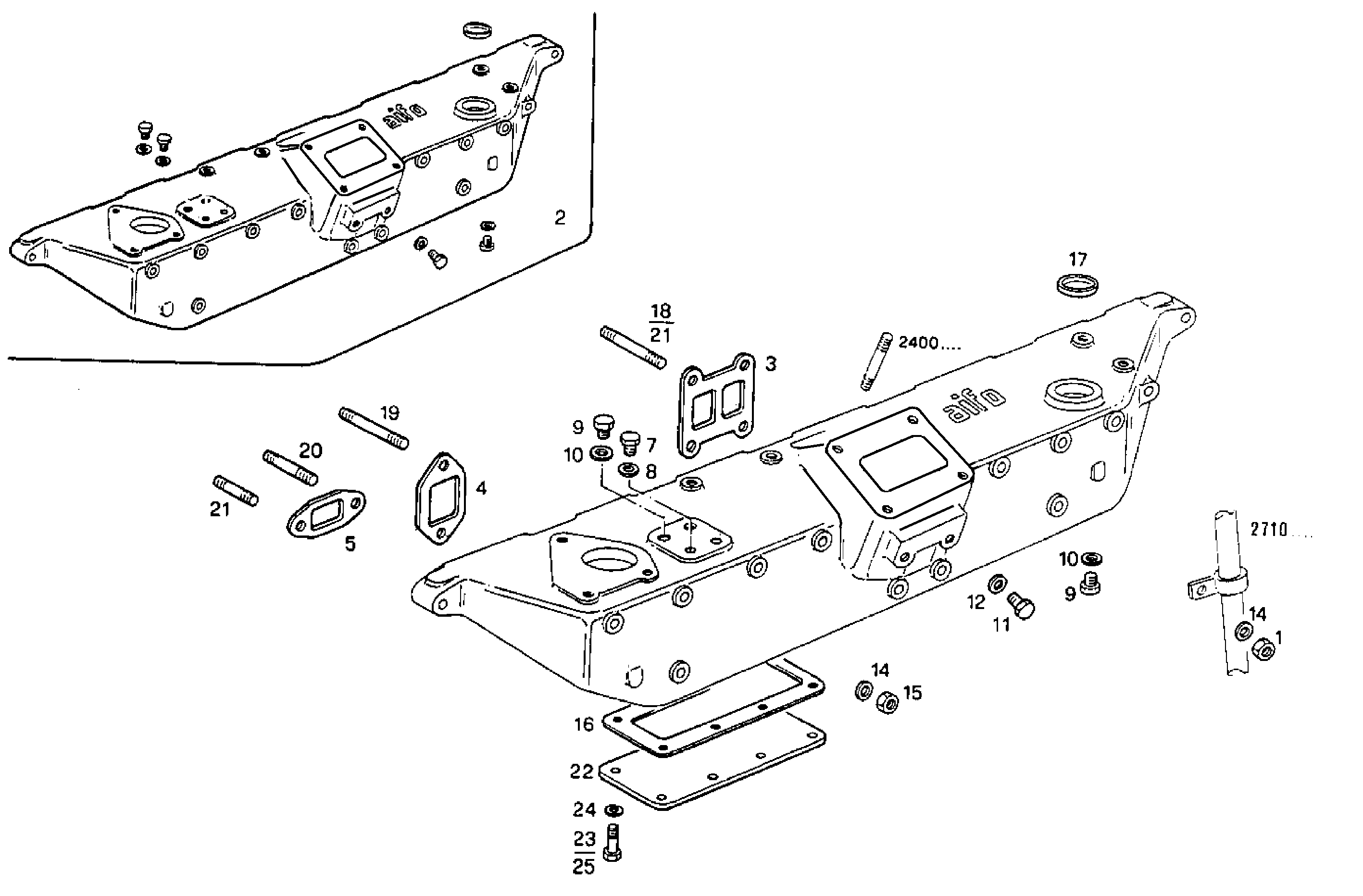 EXHAUST MANIFOLD parts diagram