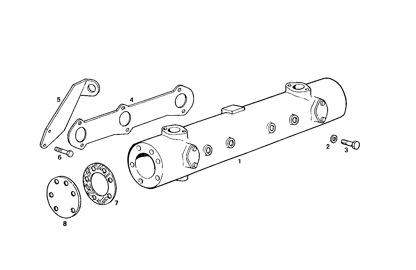 EXHAUST MANIFOLD parts diagram