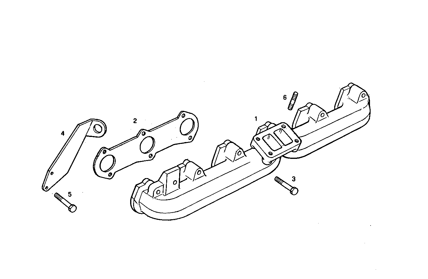 EXHAUST MANIFOLD parts diagram