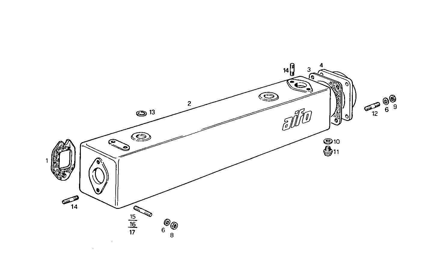 EXHAUST MANIFOLD parts diagram