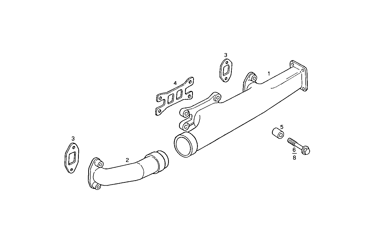 EXHAUST MANIFOLD parts diagram