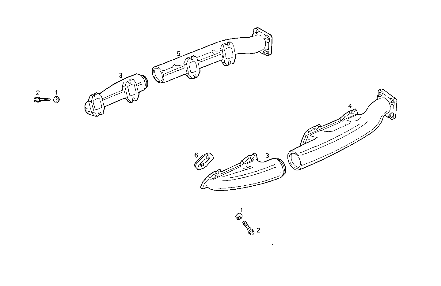 EXHAUST MANIFOLD parts diagram