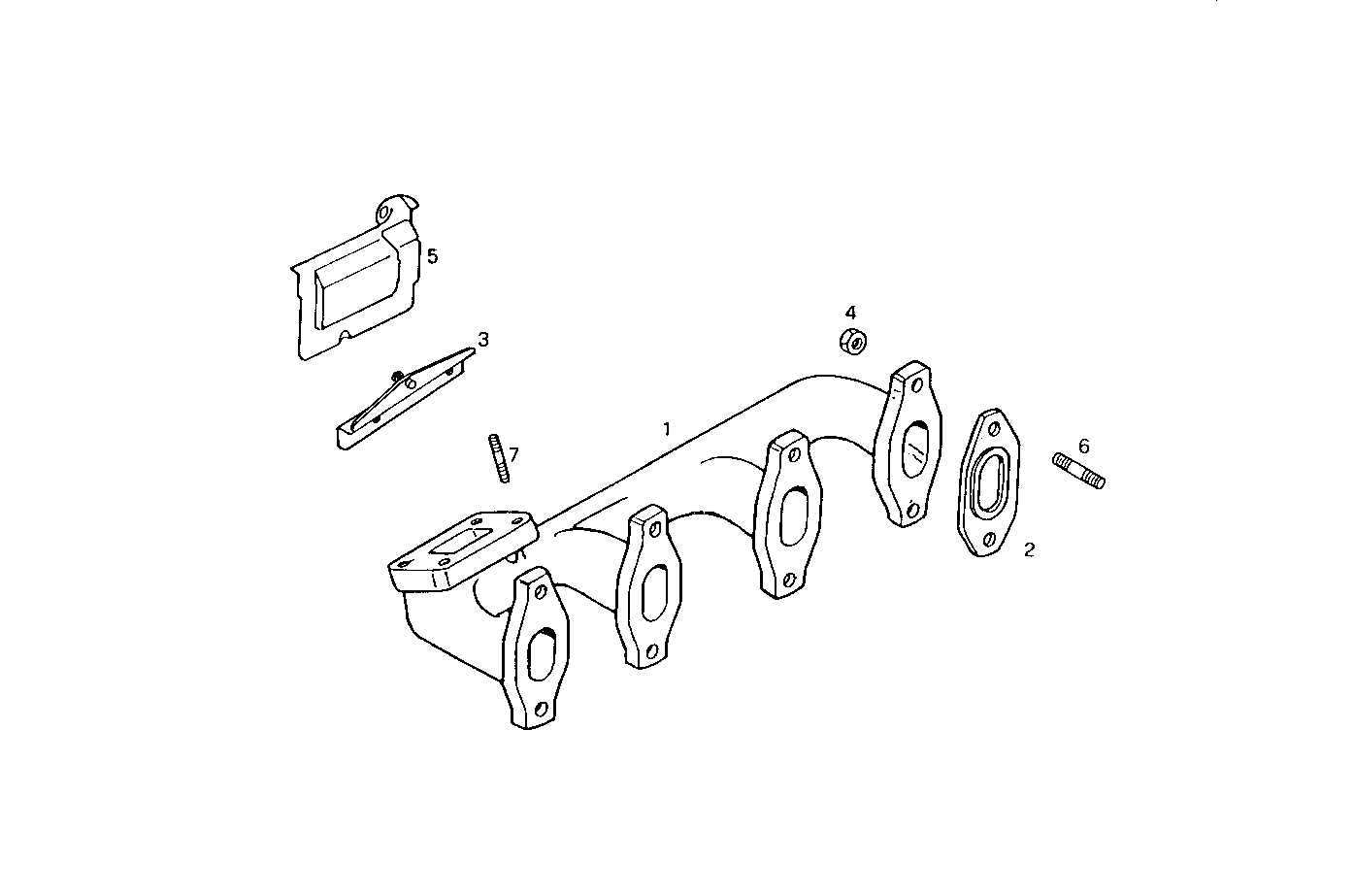EXHAUST MANIFOLD parts diagram
