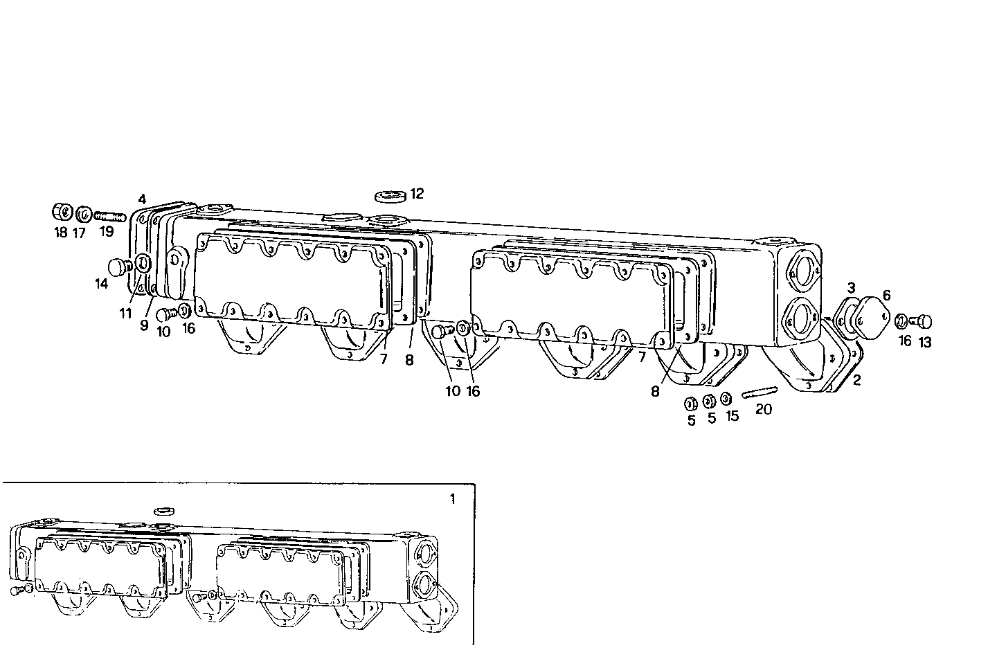 EXHAUST MANIFOLD parts diagram
