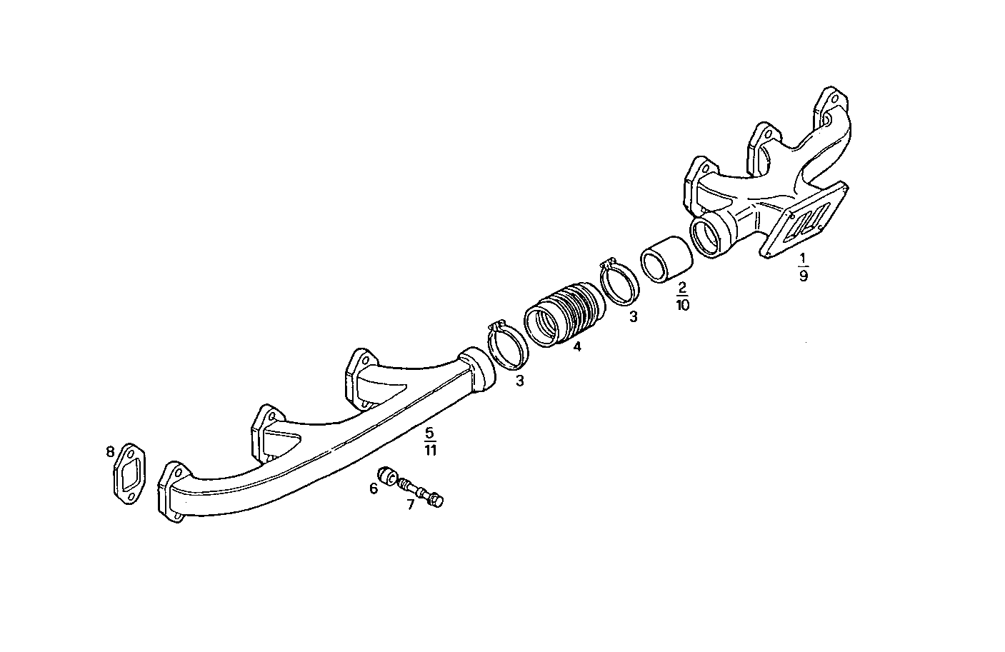 EXHAUST MANIFOLD parts diagram