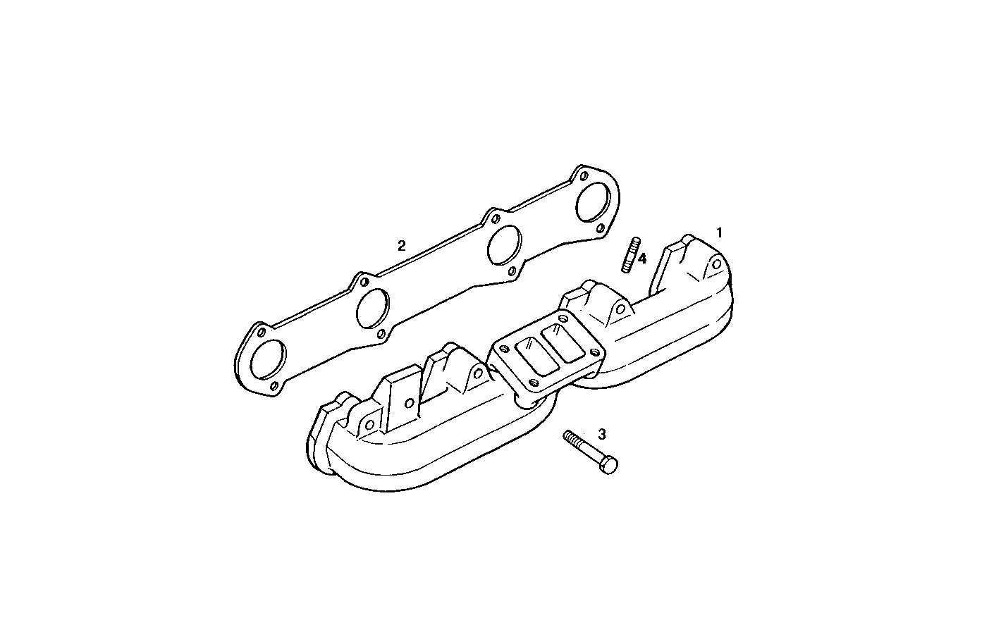 EXHAUST MANIFOLD parts diagram