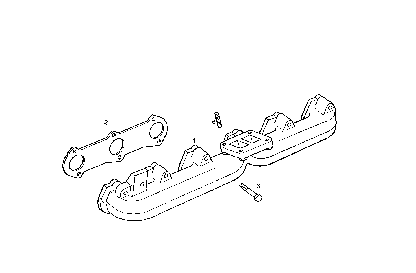 EXHAUST MANIFOLD parts diagram