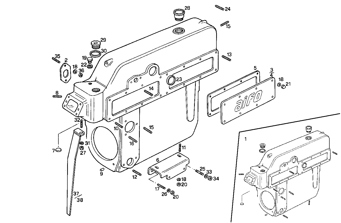 EXHAUST MANIFOLD parts diagram
