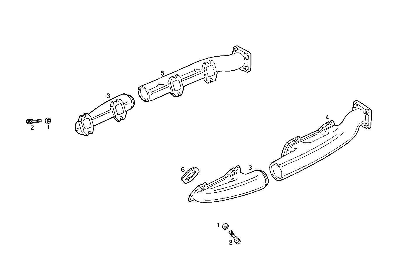 EXHAUST MANIFOLD parts diagram