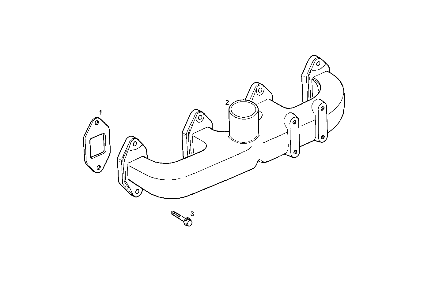 EXHAUST MANIFOLD parts diagram